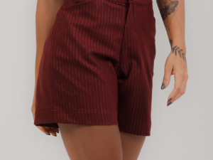 Shorts Vinho Clássico