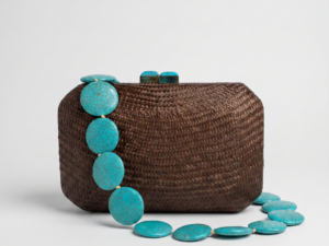 Bolsa Leticia Clutch Turquoise